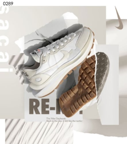 #나이키 [NIKE] 수입프리미엄급 사카이X나이키 Vaporwaffle Sacai Sail Gum 세일💢💢💢 #태그 #신발 #0289