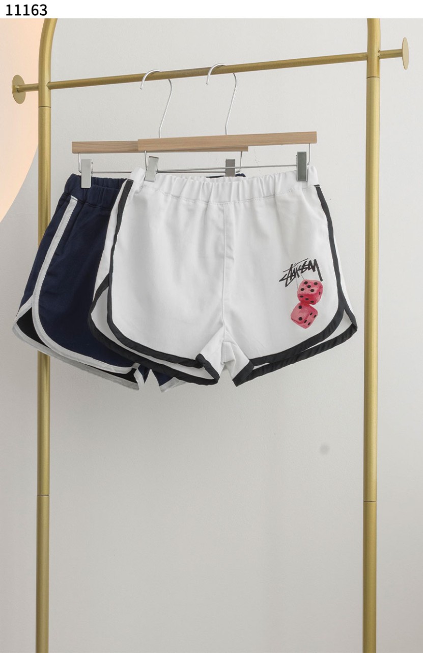#스투시 [Stüssy] 스투시 여성 배색 돌핀 팬츠 1+1 신상입고💢 #하의 #팬츠 #11163