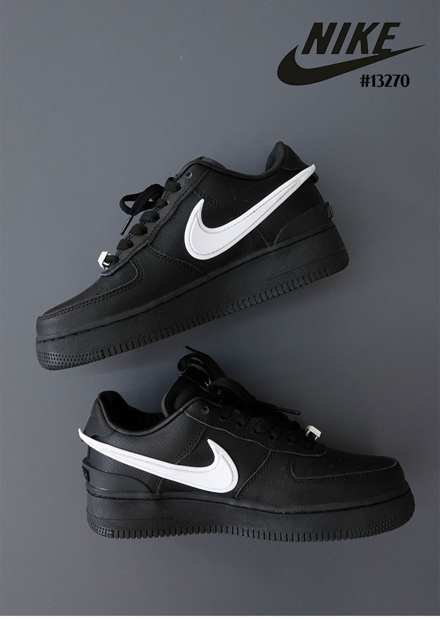 🔆[NIKE] 나이키 X 엠부쉬 에어포스 1 로우 SP 블랙 🔆