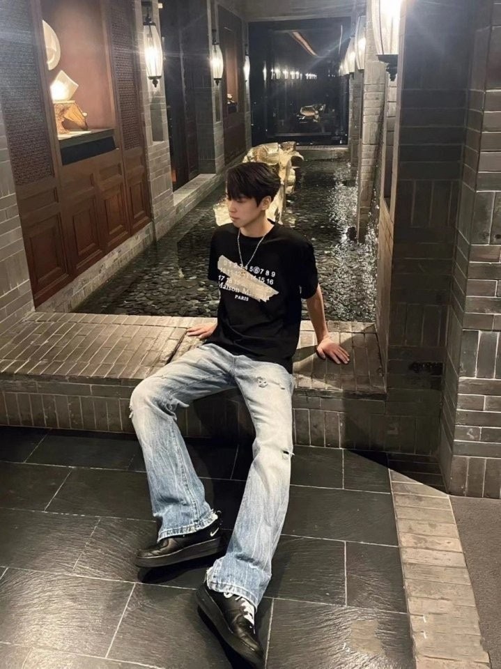 💕 메* 마르지엘라 시그니쳐 페인트 티셔츠