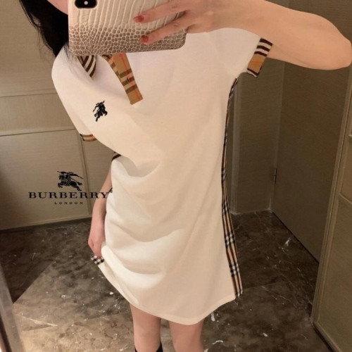 💕 버** pk카라 체크 자수 원피스