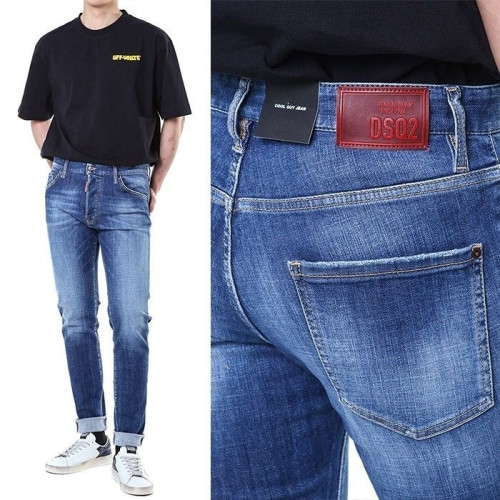 💕 디**** 25S/S 레드 래더패치 빈티지 중청 워싱진