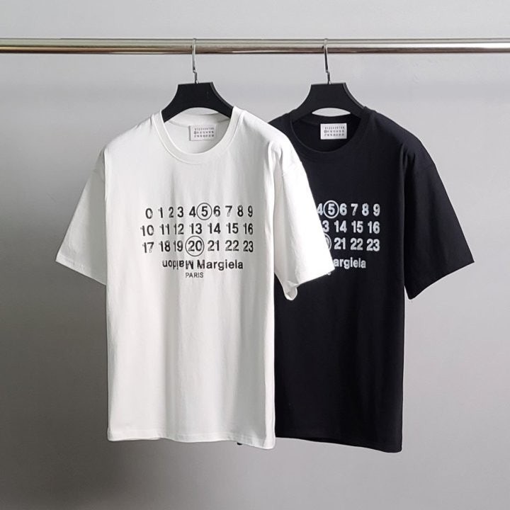 💕 메* 마르지엘라 넘버레터링 코튼 반팔티