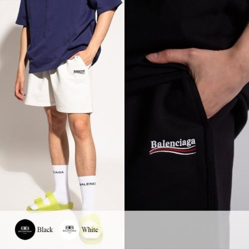 💕 발**** 웨이브 로고 하프팬츠