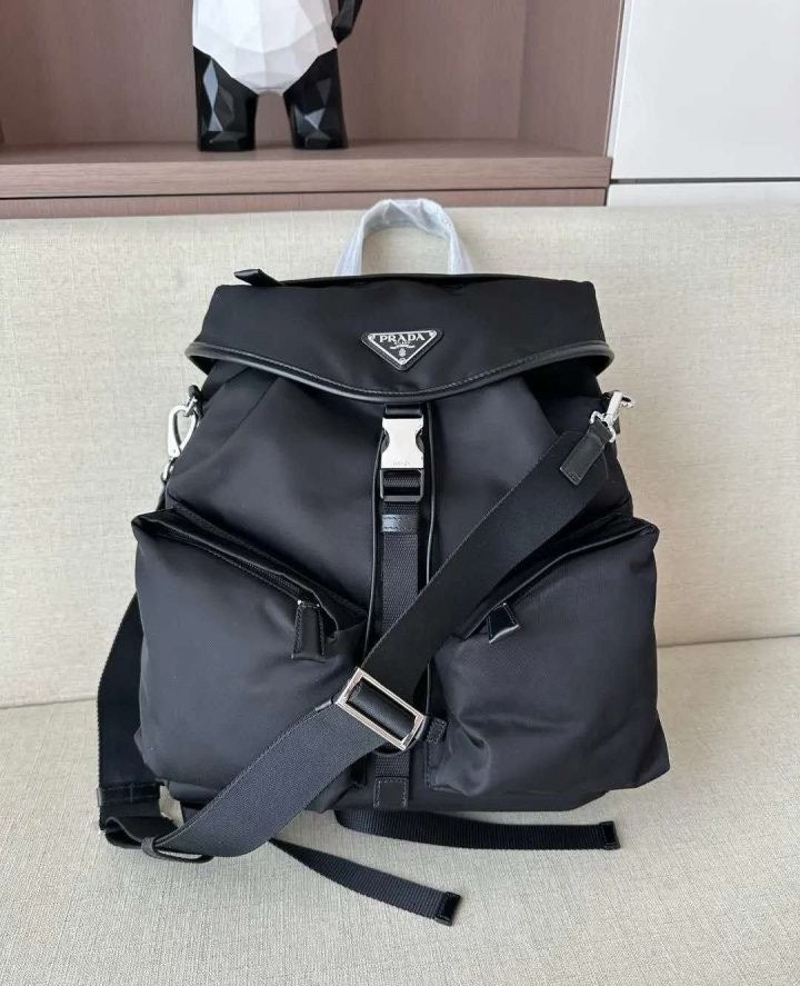 💕 프** 리나일론 가죽 백팩