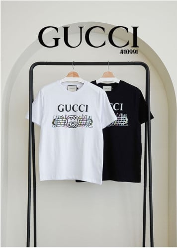 🔆 [GUCCI] 구찌 매장판  23SS GG로고 그래피티 프린트 코튼 저지 반팔티🔆