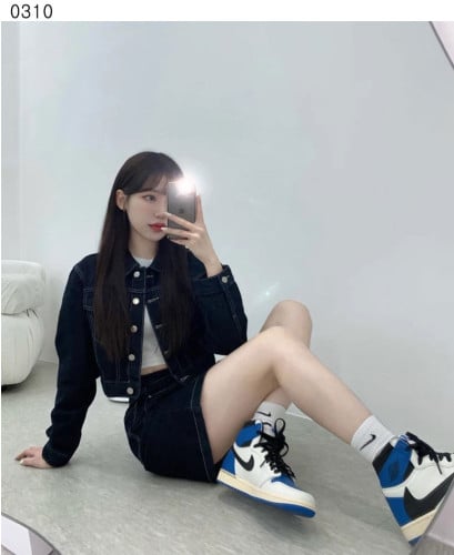 #나이키 [NIKE] 수입프리미엄급 나이키 프라그먼트 트레비스스캇 조던1 하이 세일💢💢💢 #태그 #신발 #0310