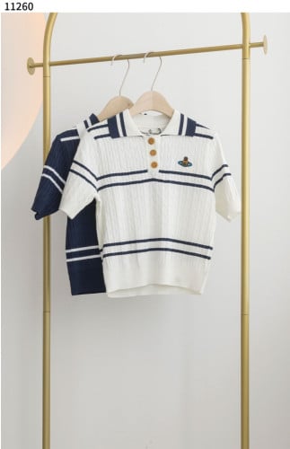 #비비안웨스트우드 [Vivienne Westwood] 비비안웨스트우드 스트라이프 여성 니트 신상입고💢 #상의 #니트 #11260
