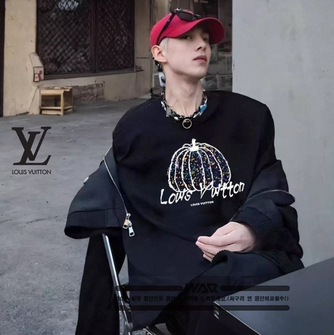 💕 루* 페인트 호박 디자인 반팔 티셔츠