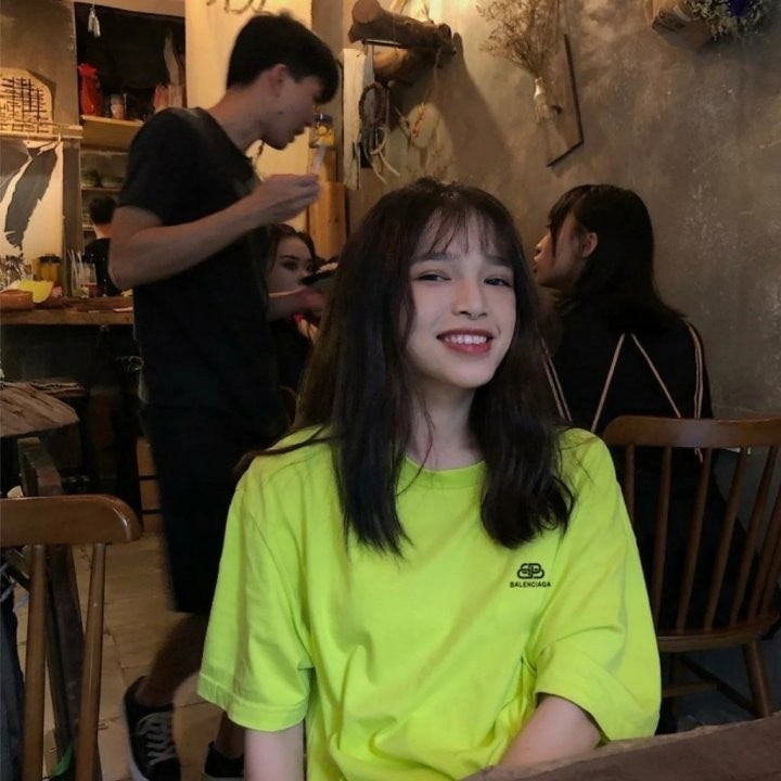 💕 발**** 형광 스몰로고 BB 반팔티