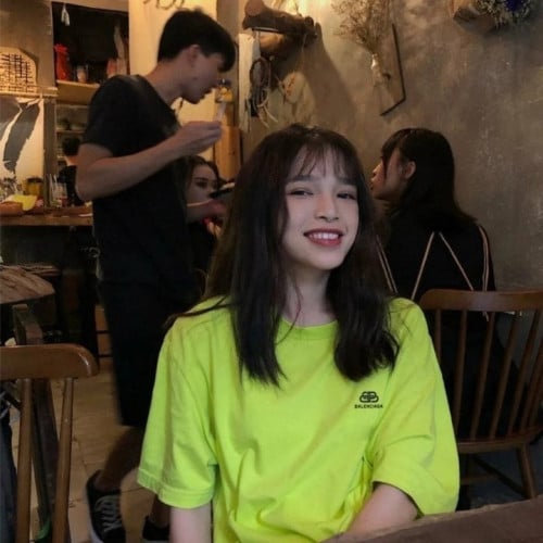 💕 발**** 형광 스몰로고 BB 반팔티