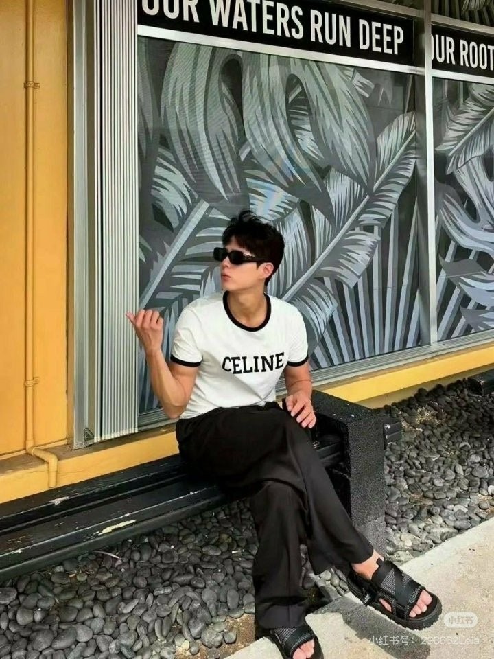 💕 셀** 레귤러 티셔츠 코튼 저지