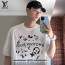 💕 루* 패턴 원형볼 디자인 반팔 티셔츠