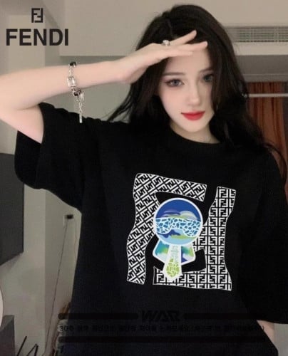 💕 펜* ff선 인형 디자인 반팔 티셔츠