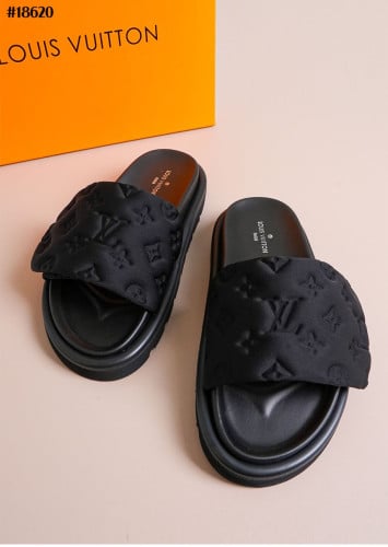 🔆 [LOUIS VUITTON] 루이비통 워터프런트 뮬 모노그램 블랙 🔆