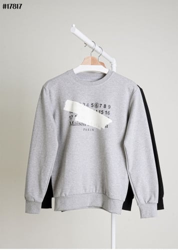 🔆 [Maison Margiela] 메종마르지엘라 디지털 테이프 프린팅 크루넥 맨투맨 티셔츠 🔆