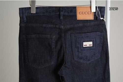 🔆[GUCCI] 구찌 포켓 GG패턴 데님 진청 팬츠 🔆