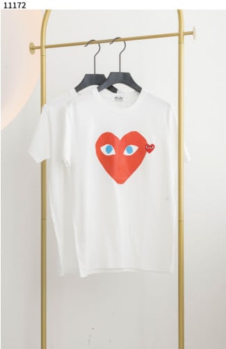 #꼼데가르송 [COMME des GARCONS] 꼼데가르송 더블하트 로고 티셔츠 신상입고💢 #상의 #티셔츠 #11172