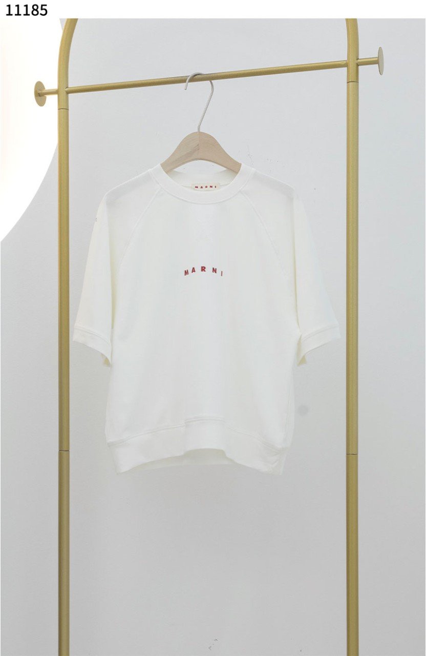 #마르니 [Marni] 스몰 로고 프린팅 코튼 티셔츠 신상입고💢 #테크 #상의 #티셔츠 #11185