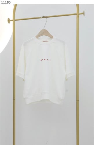 #마르니 [Marni] 스몰 로고 프린팅 코튼 티셔츠 신상입고💢 #테크 #상의 #티셔츠 #11185