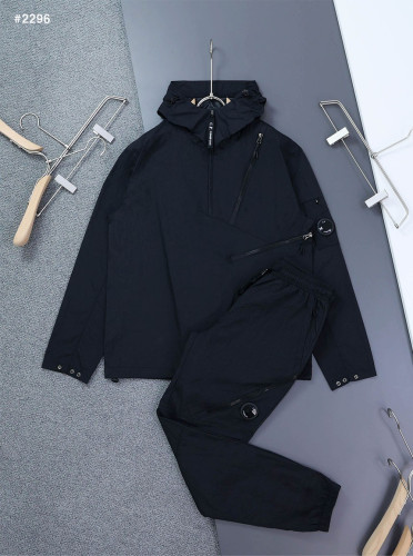 🍀 [C.P COMPANY] 씨피컴퍼니 가먼트다잉 언발 렌즈 아노락 집업 & 조거 팬츠 세트 🍀