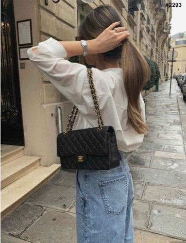 🍀 [CHANEL] 샤넬 램스킨 클래식 플랩 숄더백 미듐 🍀