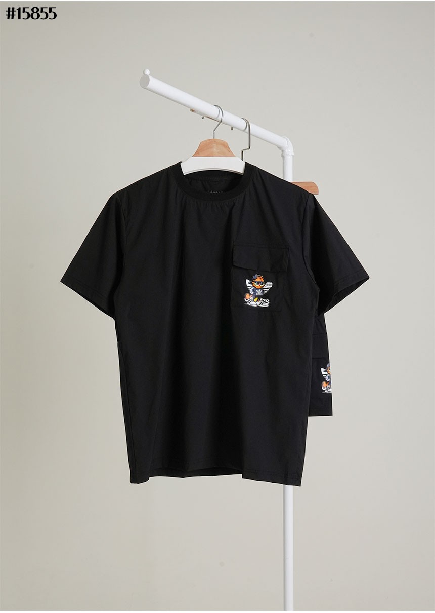🔆 [ADIDAS] 아디다스 남여공용 슈퍼스타 가필드 포켓 반팔 티셔츠 & 포켓 하프 팬츠 셋 🔆