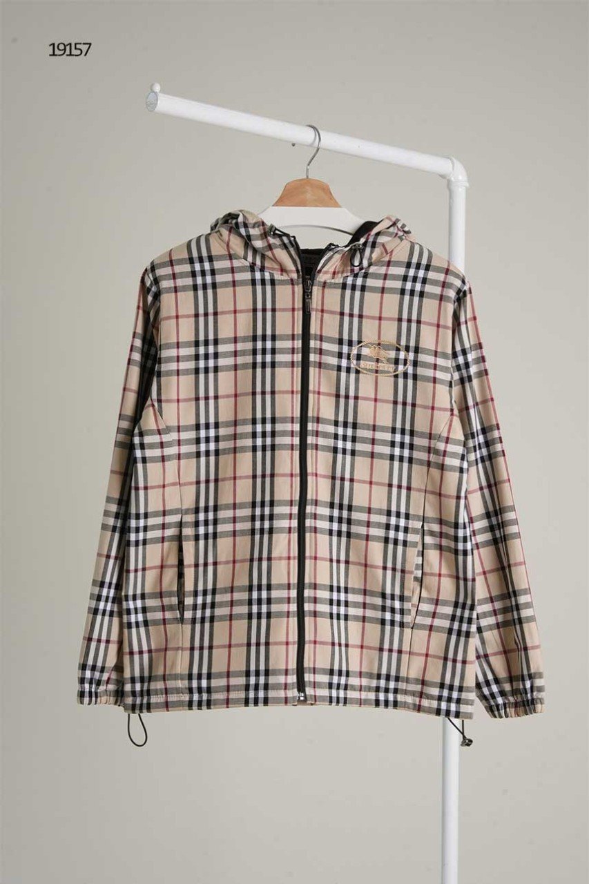 🔆 [BURBERRY] 버버리  EKD로고 클래식 체크 후드 자켓 🔆