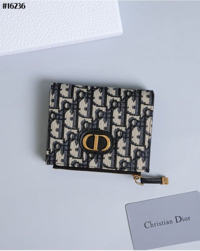 🔆 [DIOR] 크리스챤 디올 Montaigne CD 몽테인 오블리크 플랩 반지갑 🔆