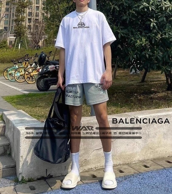 💕 발**** 시그니처 BB 프린팅 패턴 로고반팔티셔츠