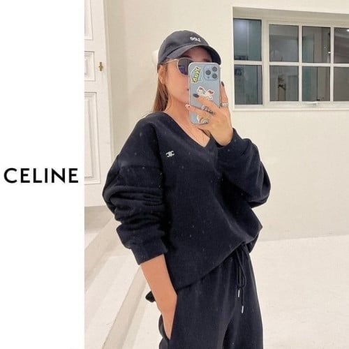 💕 셀** 브이넥맨투맨 조거팬츠셋업