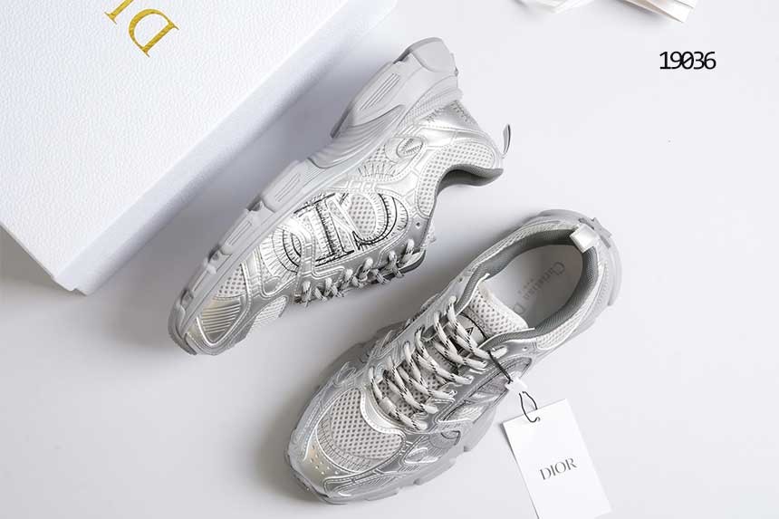 🔆 [DIOR] 크리스찬 디올 크로노 메쉬 실버 스니커즈 🔆