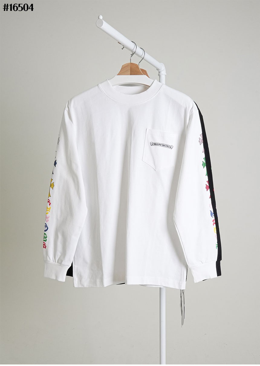 🔆 [Chrome Hearts] 크롬하츠 멀티 컬러 팬텀 크로스 롱 슬리브 티셔츠 🔆