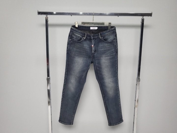 톰브라운 융기모 진청 워싱 청바지