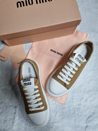 미우미우 데님 스니커즈