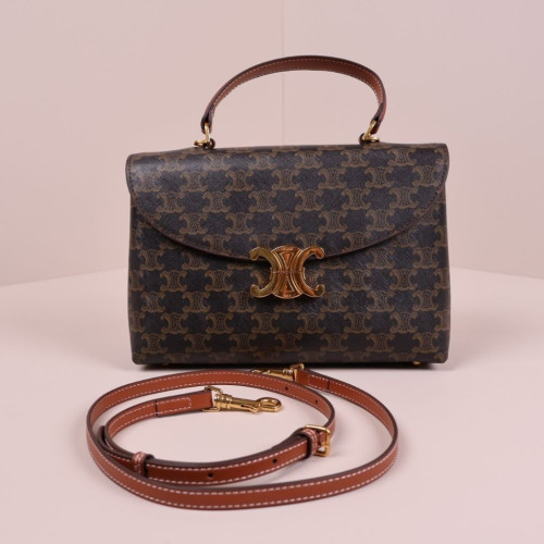 셀린느 트리옹프 캔버스 니노 숄더백