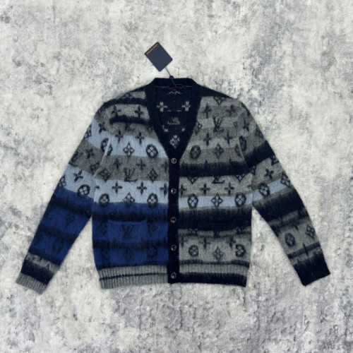 루이비* 25 모노그램 모헤어 가디건