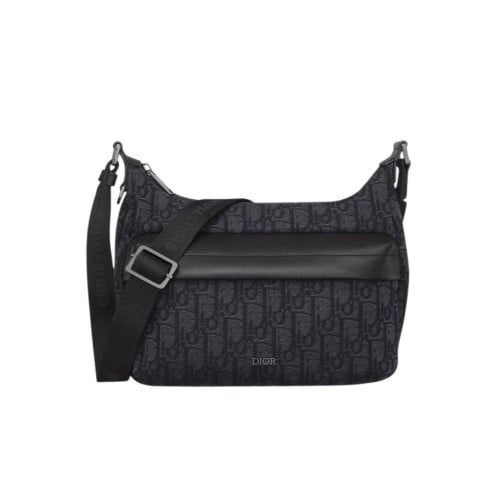 💕 디* Rider Soft 스몰호보백 블랙 Oblique 자카드&블랙 그레인 송아지 가죽❤️풀박스❤️