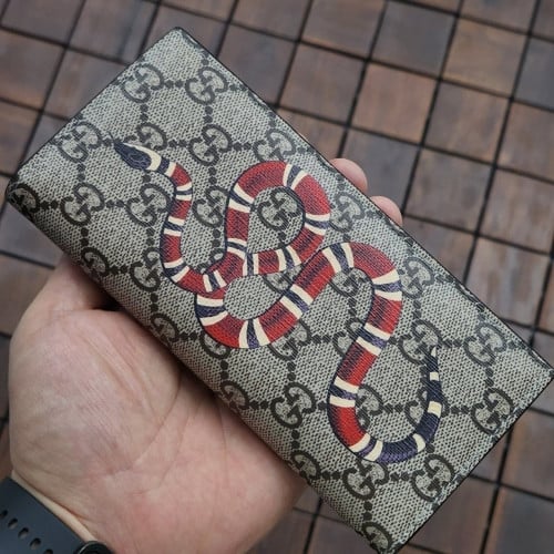 💕 [344번] 구* 스네이크 장지갑 브라운