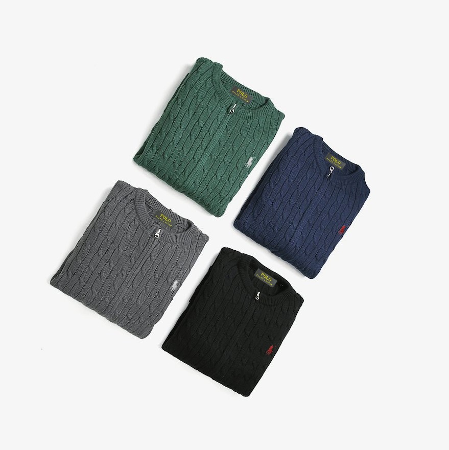 PL 라운드 케이블 투웨이 니트집업