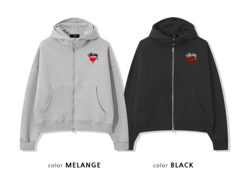 SY 크롭 하이넥 후드 집업