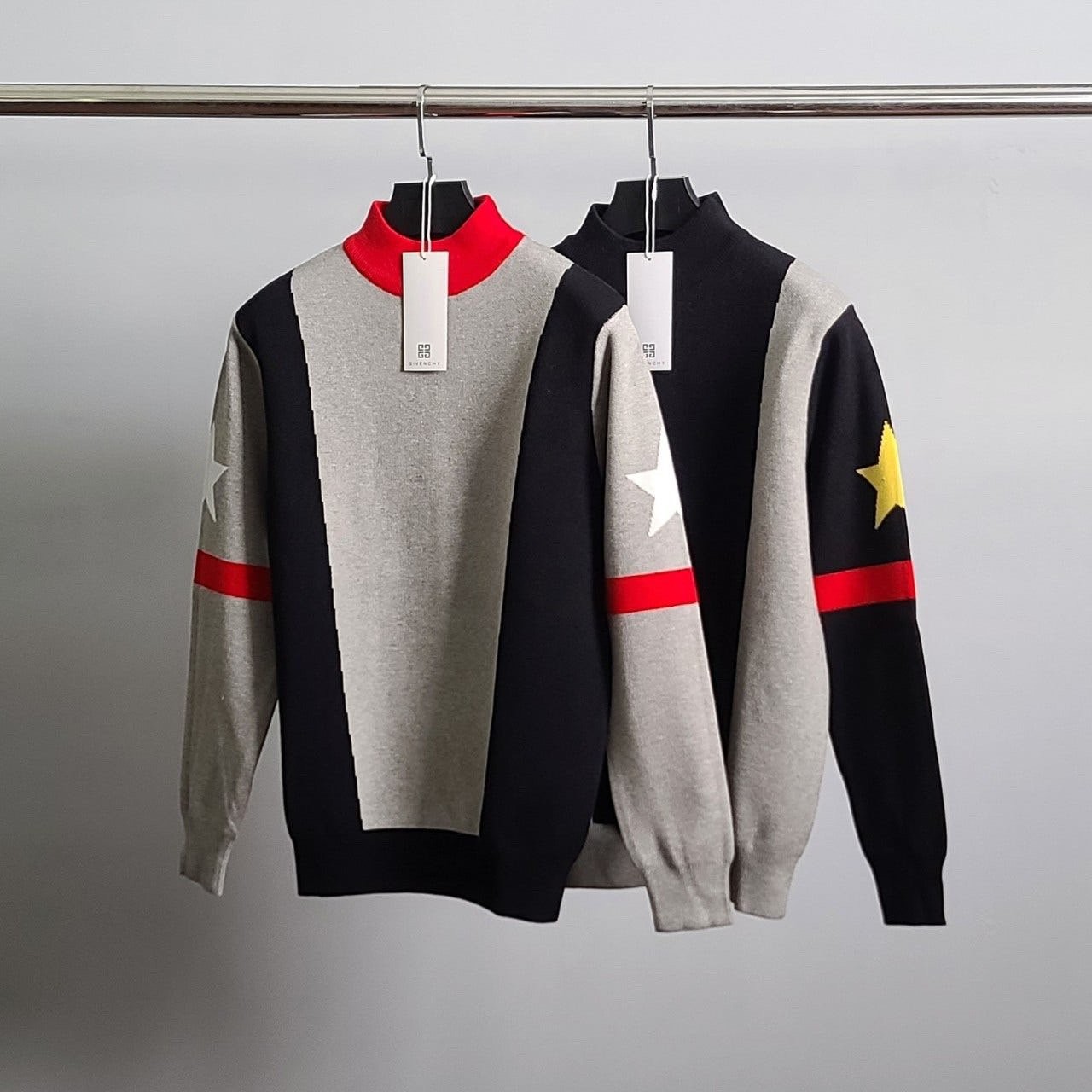 GBC 라인스타 반목 니트