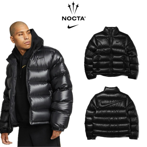  나*키 X 드레*크 *타 퍼퍼 패딩 (블랙)