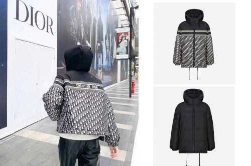 재입고 !! 디* 리버시블 오블리크 퀄티드 다운패딩