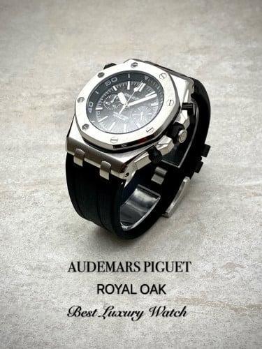 오데마피* 로얄오크 오프쇼어 다이버 크로노그래프 블랙다이얼