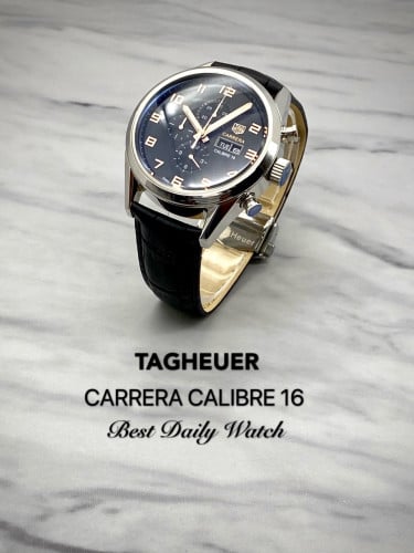 태그호이* 까레라 블랙다이얼