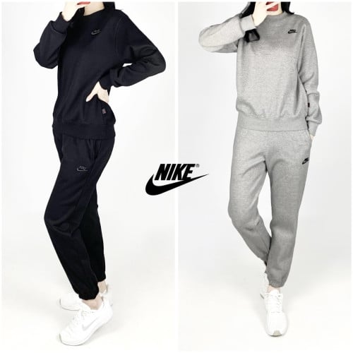 <나이키 기모 맨투맨 조거 세트>