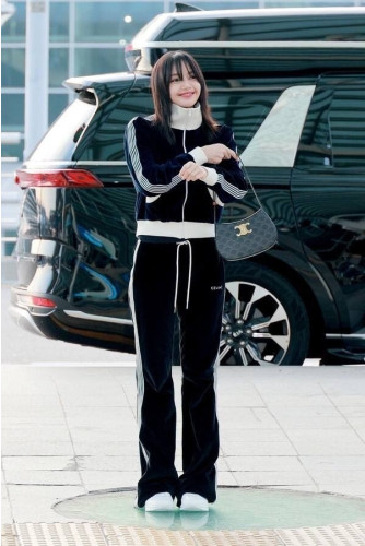 💕 셀** 미디엄 틸리백 - 트리옹프 캔버스 & 카프스킨탠