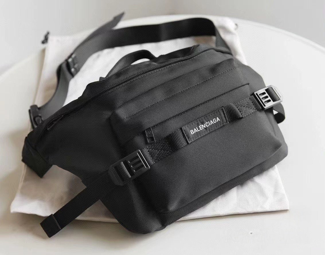 💕 발**** 남성 아* 라지 벨트백 블랙