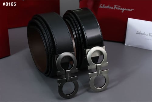 🍀 [Ferragamo] 페라가모 더블 간치니 무광버클 양면 벨트 🍀